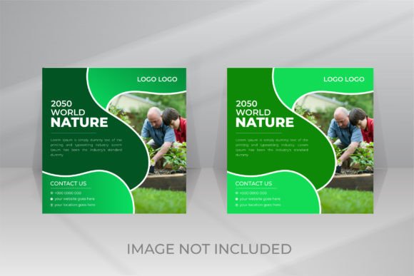 Download Nature Social Media Post Template - Nature social media Collection